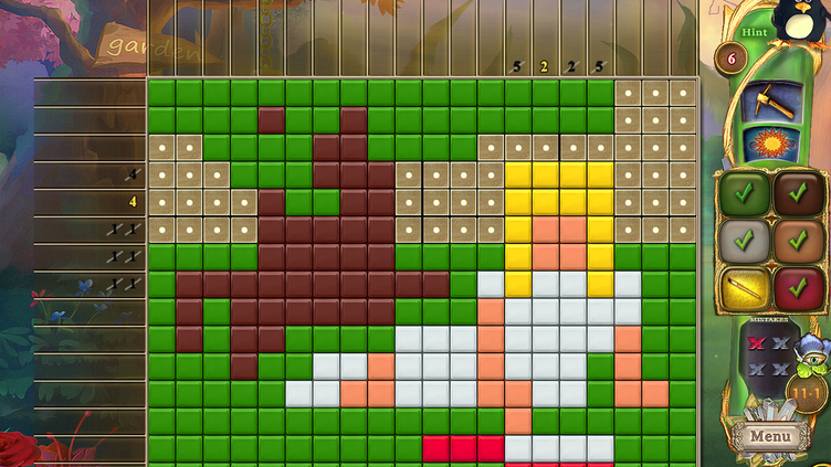 Fantasy Mosaics 39: Behind the Mirror Screenshot 1