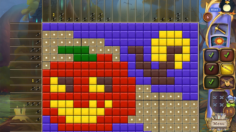 Fantasy Mosaics 43: Haunted Forest Screenshot 5