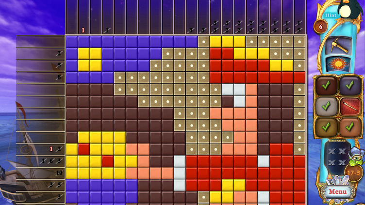 Fantasy Mosaics 46: Pirate Ship Screenshot 1