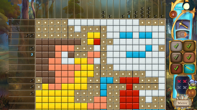 Fantasy Mosaics 49: Haunted Swamp Screenshot 4