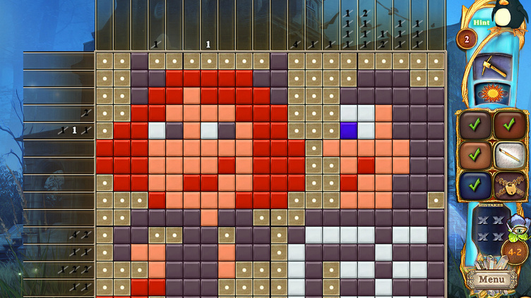 Fantasy Mosaics 49: Haunted Swamp Screenshot 1