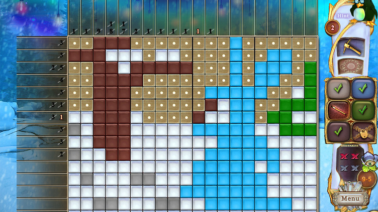 Fantasy Mosaics 50: Santa's World Screenshot 2