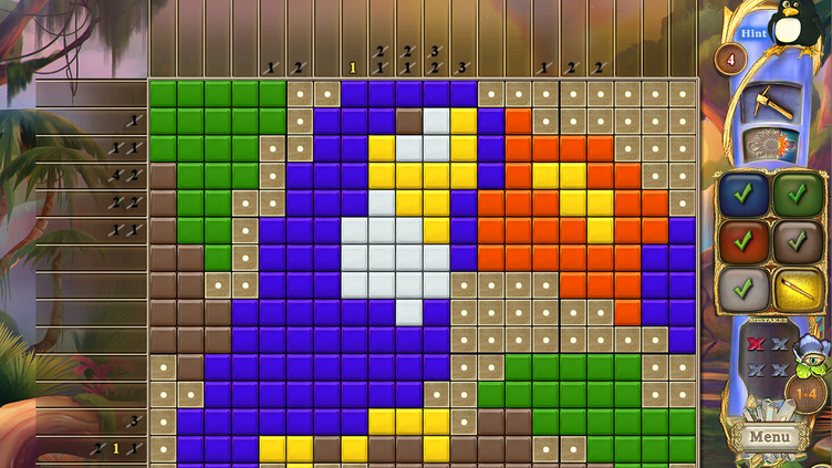 Fantasy Mosaics 51: Jungle Adventure Screenshot 5