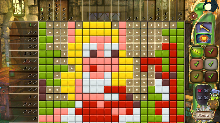 Fantasy Mosaics 52: Enchanted Woods Screenshot 2