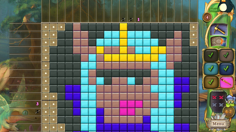 Fantasy Mosaics 52: Enchanted Woods Screenshot 3