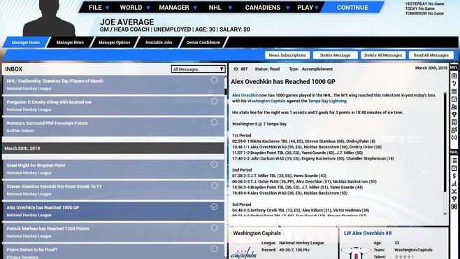 Franchise Hockey Manager 5 Screenshot 10