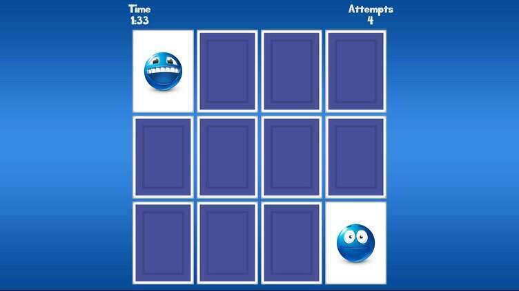 Funny Blue Memory Screenshot 1