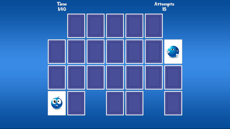 Funny Blue Memory Screenshot 4