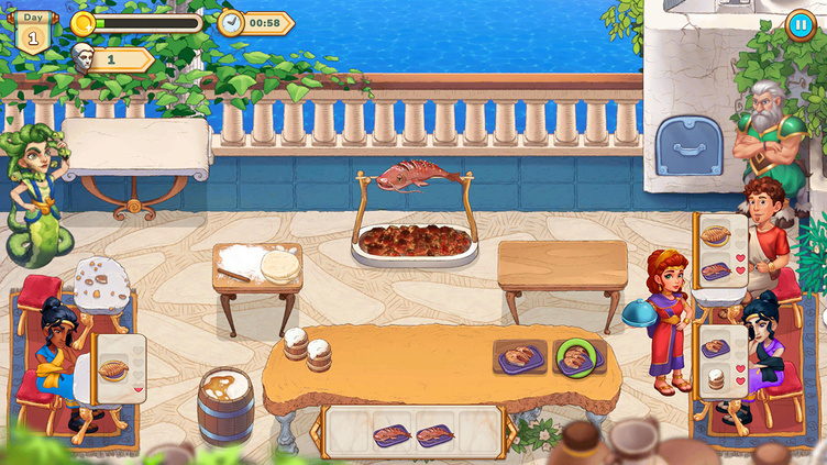 Greek Kitchen Frenzy: Dionysus Collector's Edition Screenshot 2