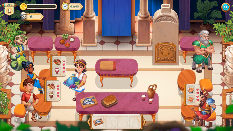 Greek Kitchen Frenzy: Dionysus Collector's Edition Screenshot 5