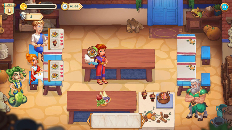 Greek Kitchen Frenzy: Dionysus Collector's Edition Screenshot 4