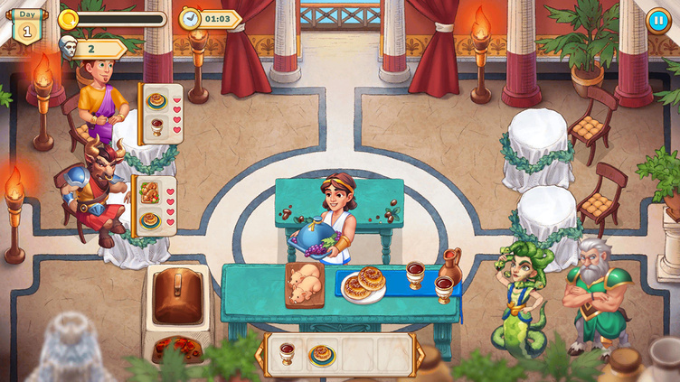 Greek Kitchen Frenzy: Dionysus Collector's Edition Screenshot 7