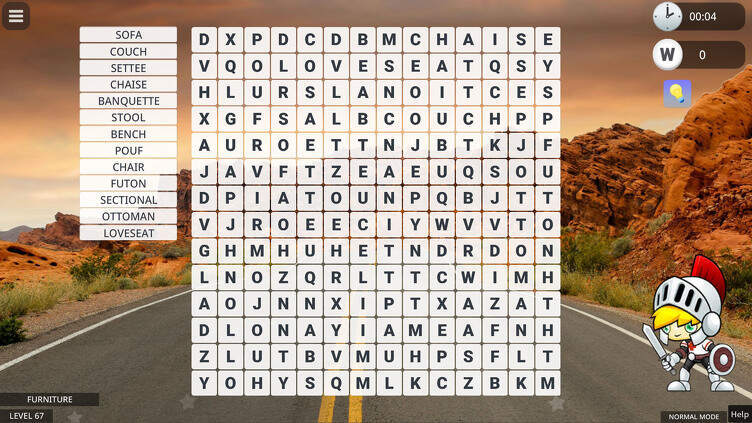 Green Letters: A Word Puzzle Screenshot 1