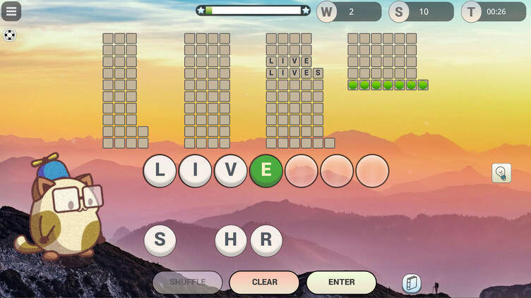 Green Letters: A Word Puzzle Screenshot 2