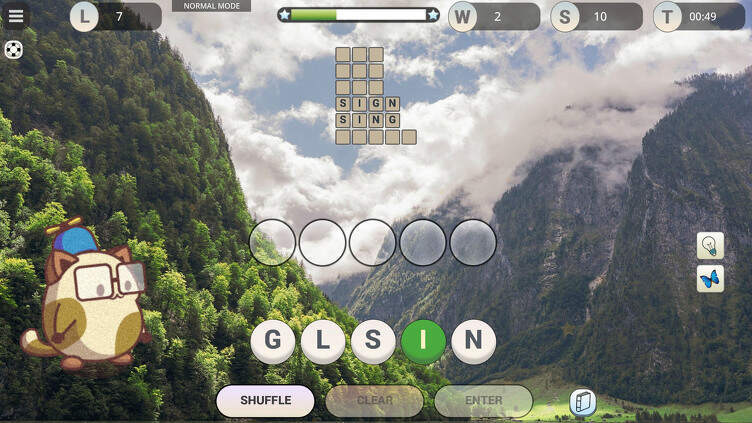 Green Letters: A Word Puzzle Screenshot 3
