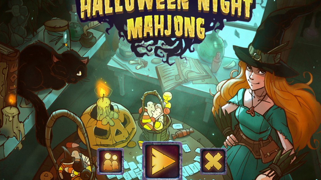 Halloween Night Mahjong Screenshot 1