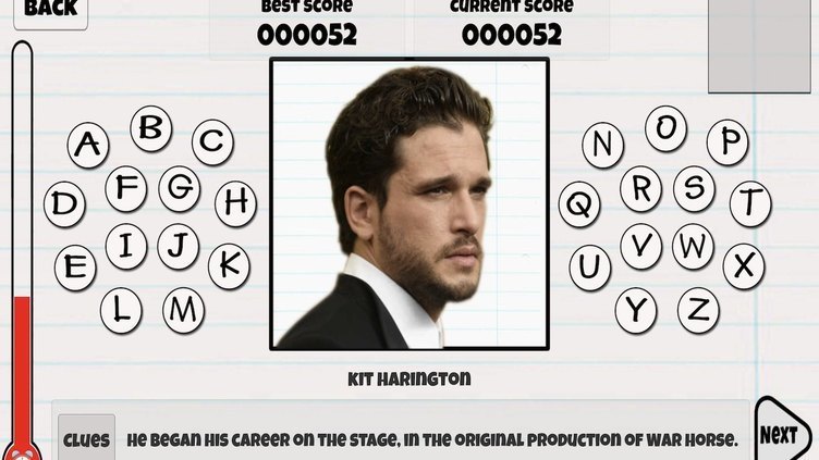 Hangman Celebrity Edition Screenshot 1