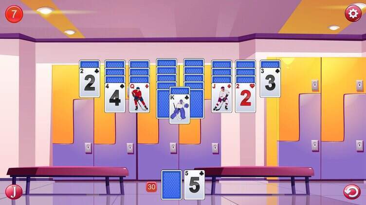 Hockey Solitaire Screenshot 1