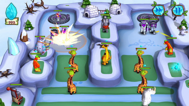 Jungle vs. Droids Screenshot 2