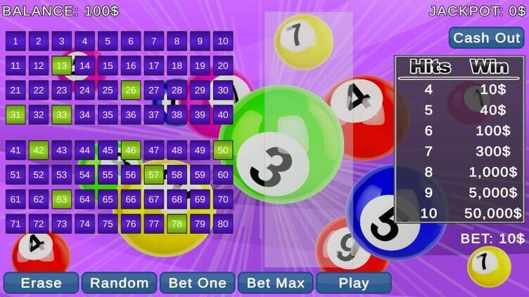 Keno Classic Screenshot 1
