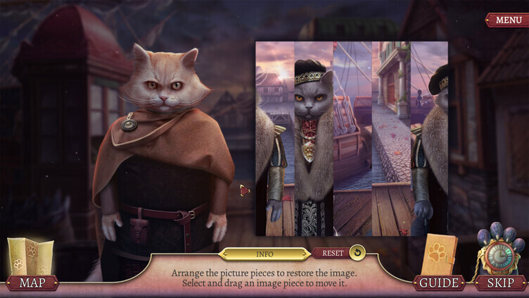 Knight Cats: Leaves on the Road Screenshot 1