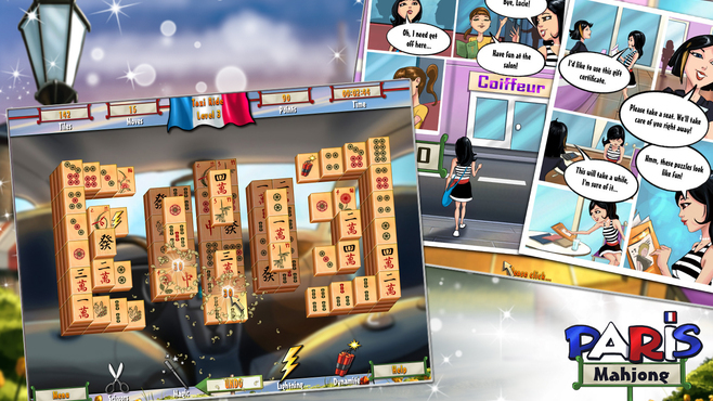 Mahjong Adventure - Paris Screenshot 1