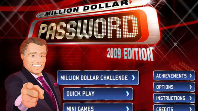 Million Dollar Password 2009 Edition Screenshot 1