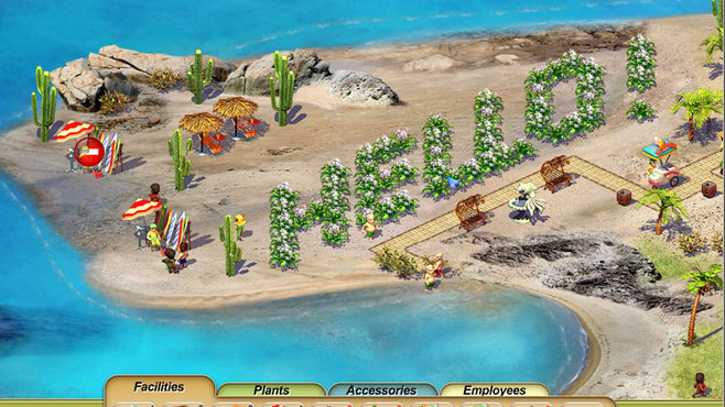 paradise beach game