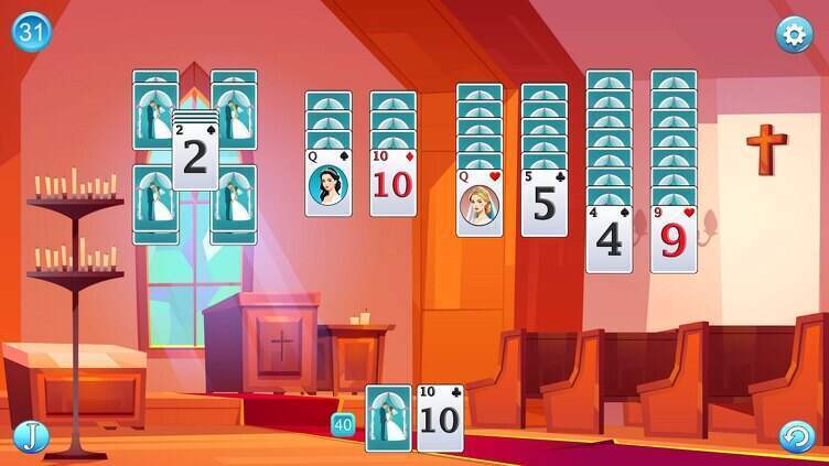 Perfect Wedding Solitaire Screenshot 1