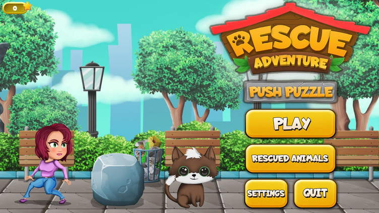 Push Puzzle - Rescue Adventure Screenshot 1