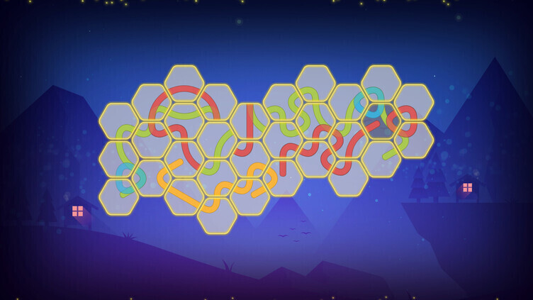 Puzzle - LINES AND KNOTS Screenshot 2