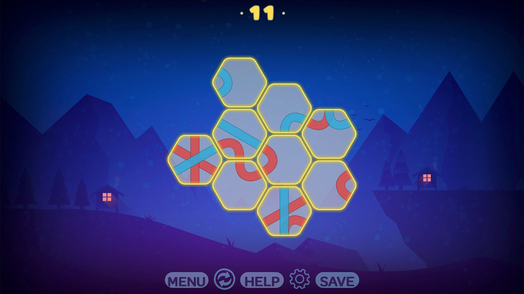 Puzzle - LINES AND KNOTS Screenshot 5