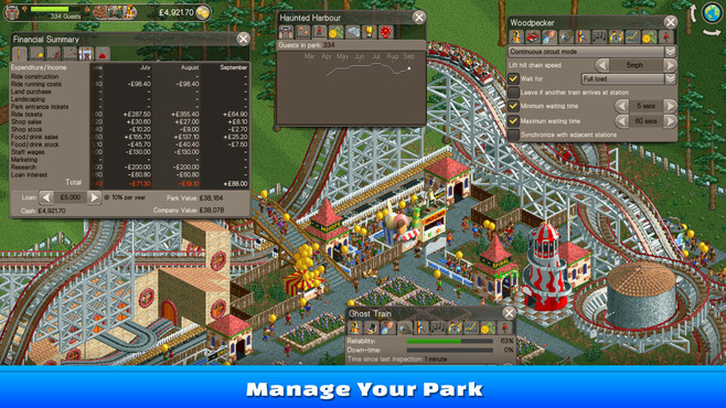 RollerCoaster Tycoon Classic Screenshot 2