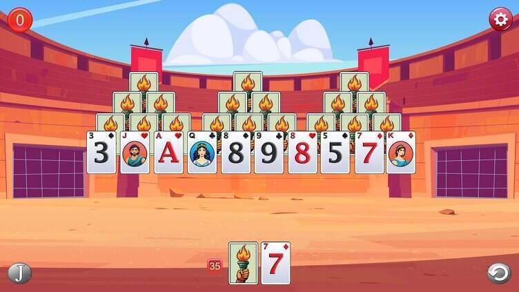 Roman Solitaire Screenshot 1
