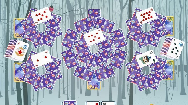 Solitaire Christmas Match 2 Cards Screenshot 5