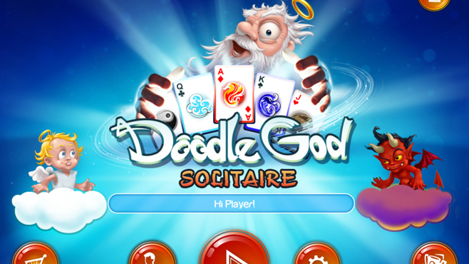 Solitaire Doodle God Screenshot 1