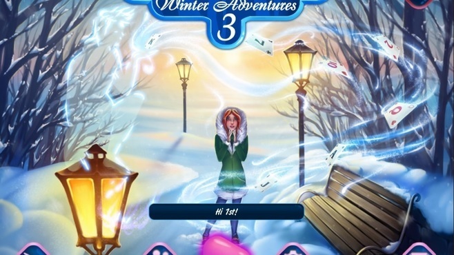 Solitaire Jack Frost Winter Adventures 3 Screenshot 1