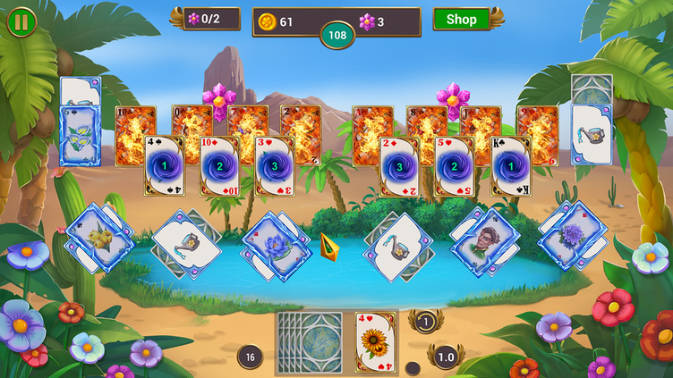 Solitaire Quest: Garden Story Screenshot 1