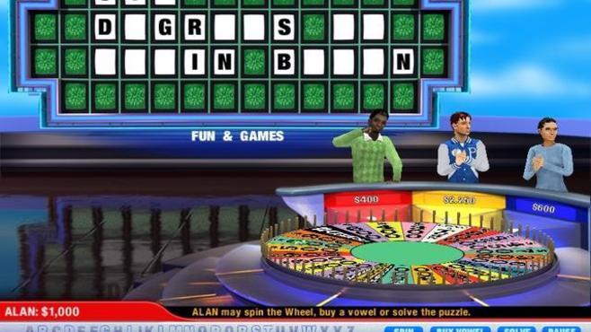 Wheel of Fortune Deluxe Screenshot 1