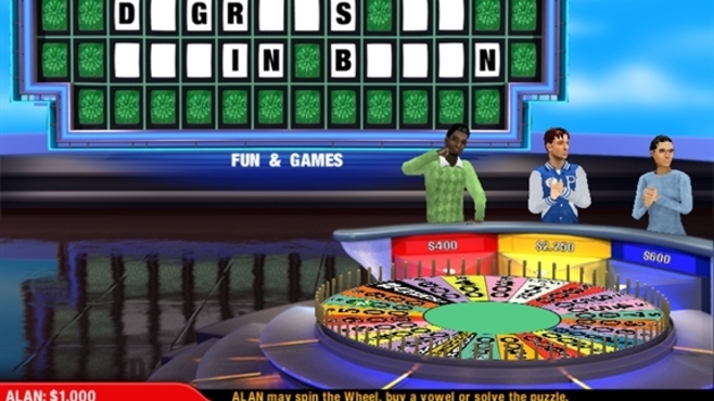 Wheel of Fortune Super Deluxe Screenshot 1