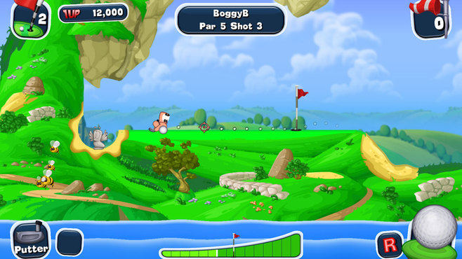 Worms Crazy Golf Screenshot 2
