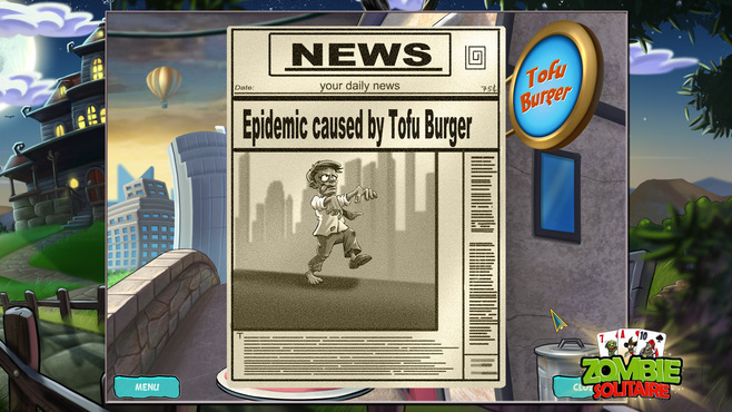 Zombie Solitaire Screenshot 3